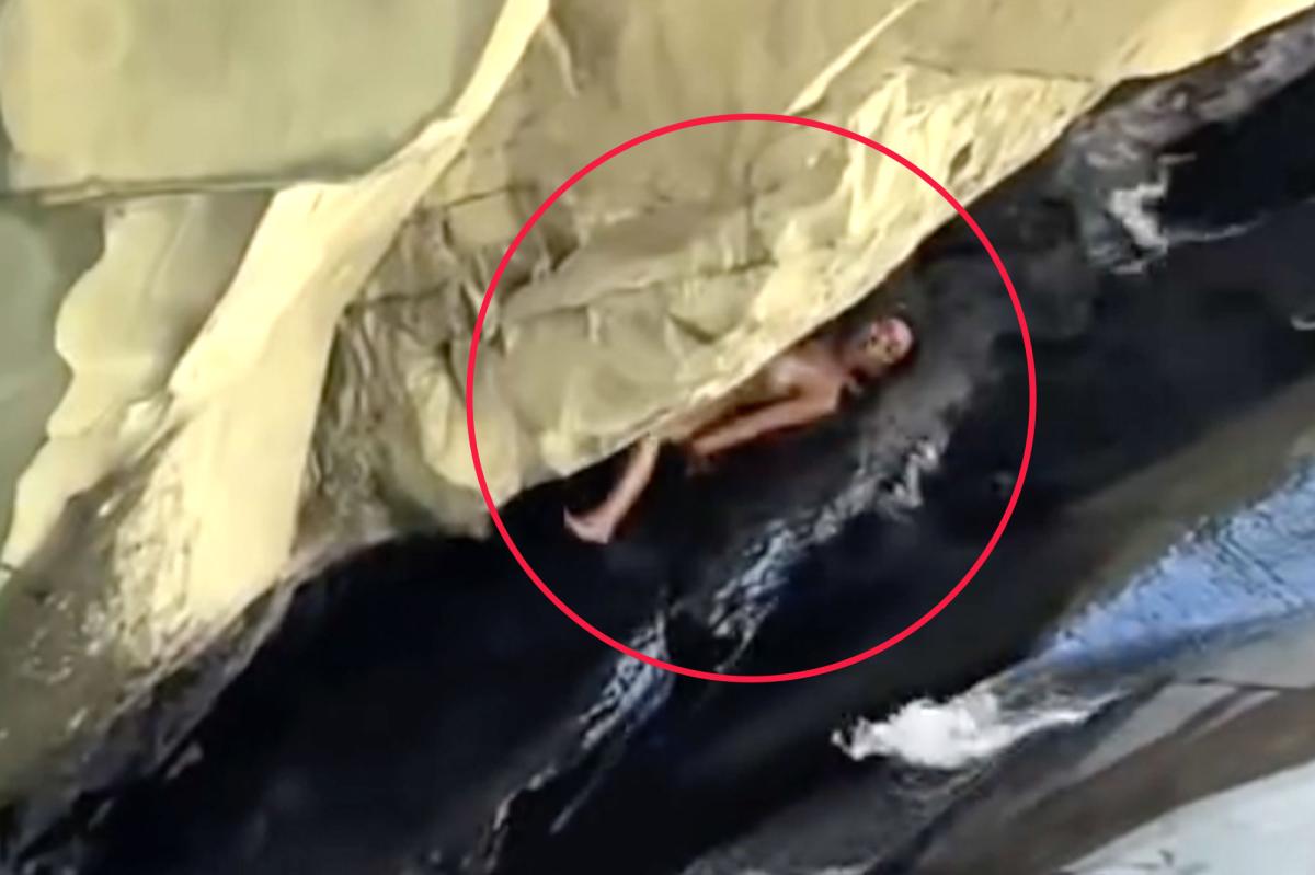 Tourist's Terrifying Slide at Dangerous Santa Paula Punch Bowls
