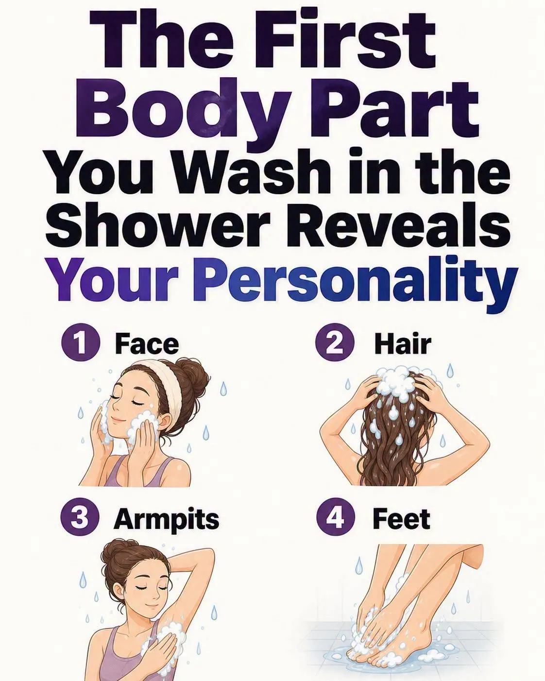 The Fun Theory Behind What You Wash First in the Shower