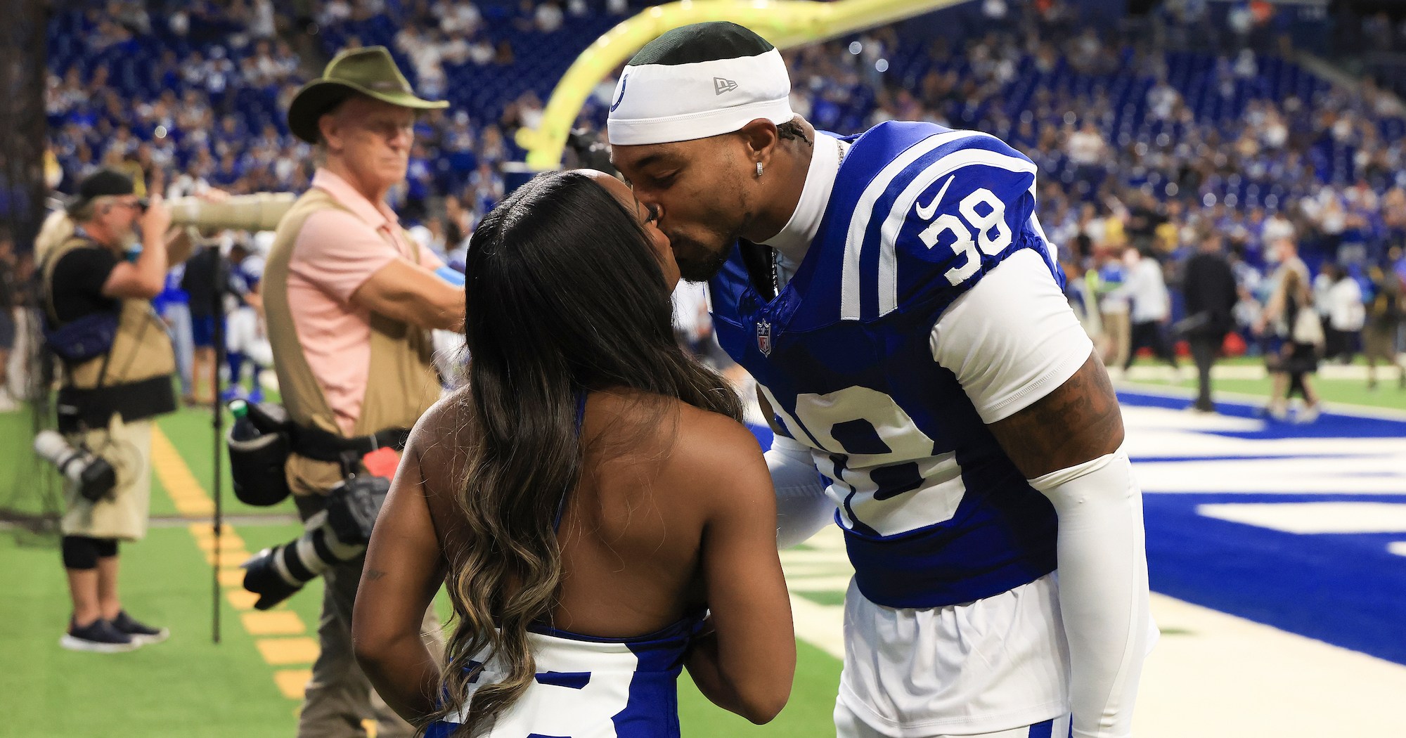 Simone Biles Turns Heads with Stunning Look at Jonathan Owens' Colts Game