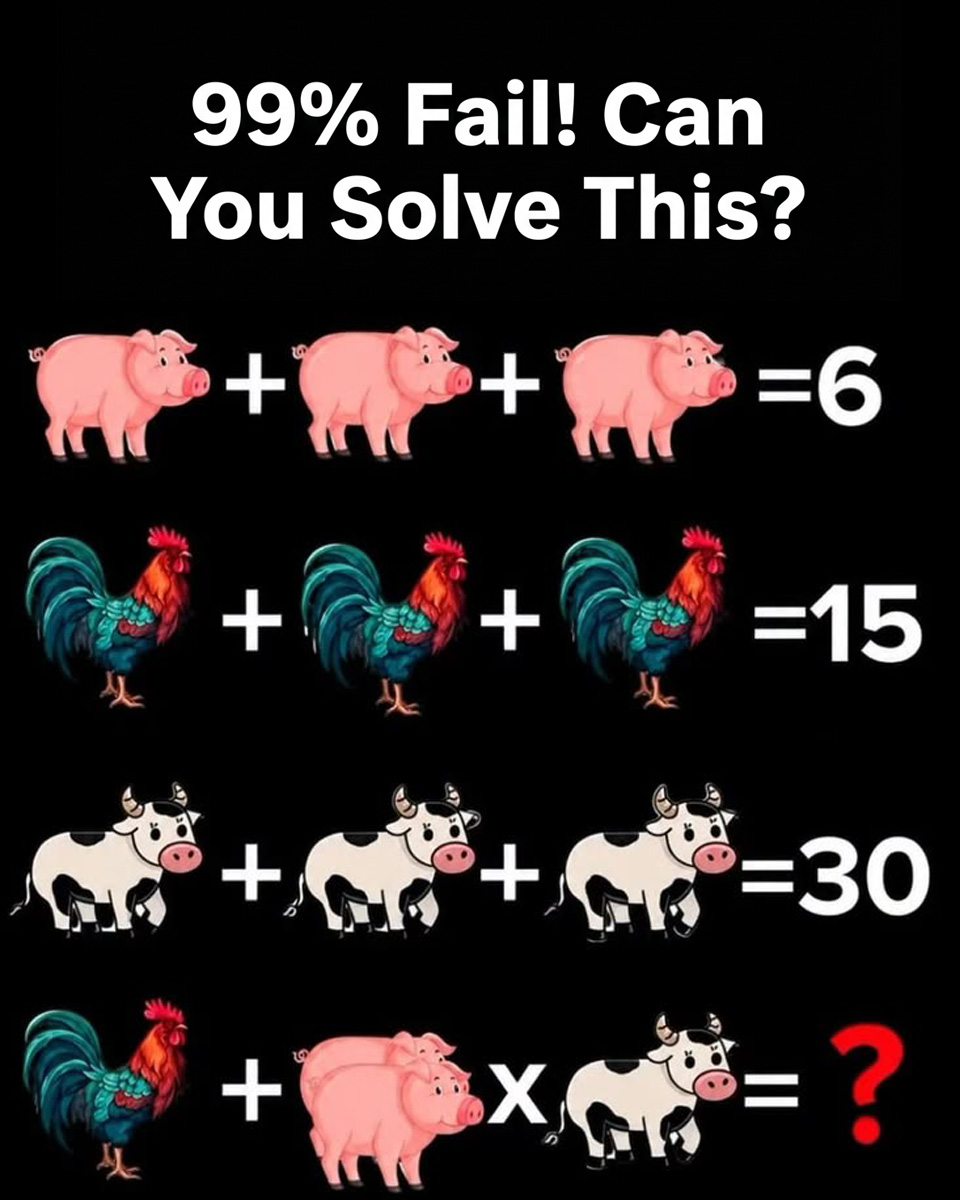 The Farm Animal Math Puzzle Everyone Is Getting Wrong