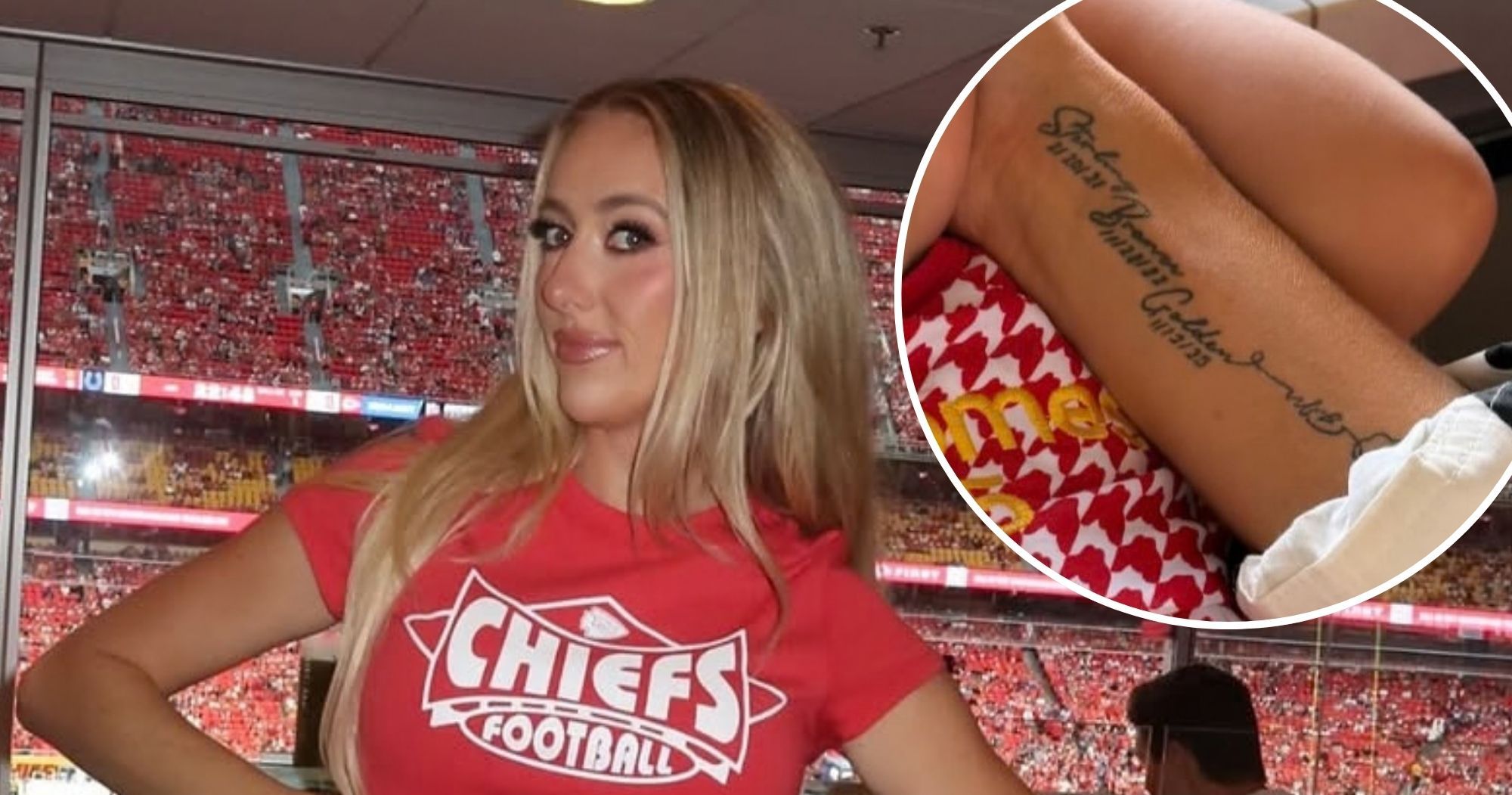 Brittany Mahomes' Heartfelt Tattoo Tribute to Her Kids Captivates Fans