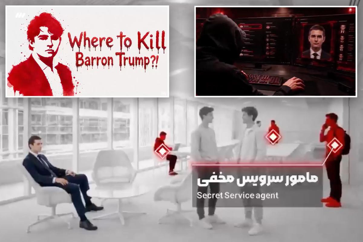Iran Sparks Outrage with Chilling Video Targeting Barron Trump
