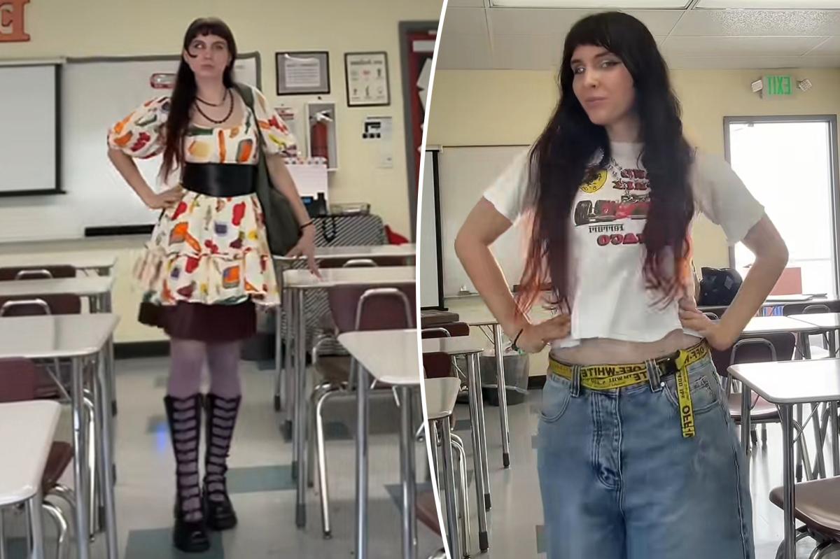 California Teacher's Bold Outfits Spark Heated Debate Online